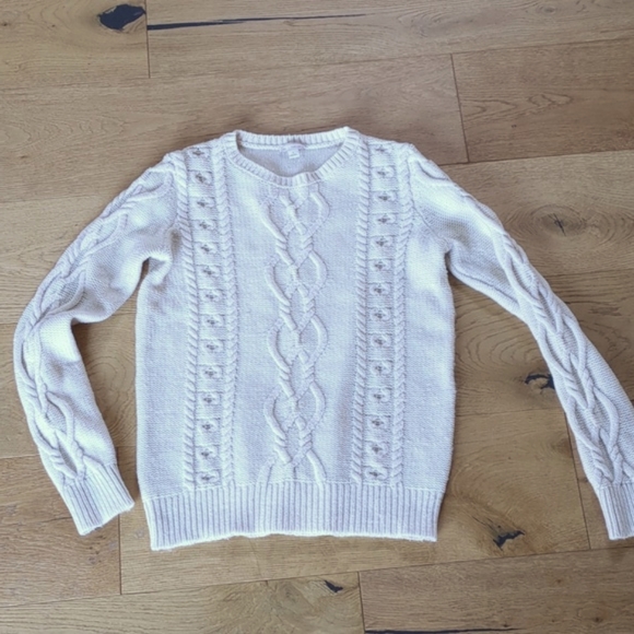 Gap cream knit sweater. Size small - Picture 1 of 6